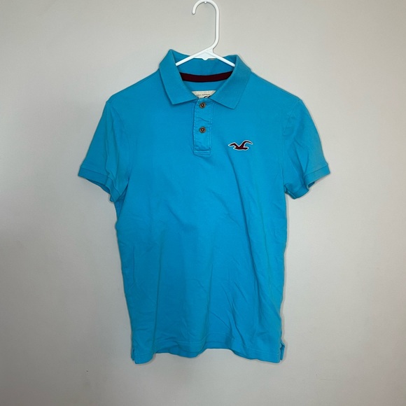 Hollister Other - Hollister Mens Blue Polo T-Shirt